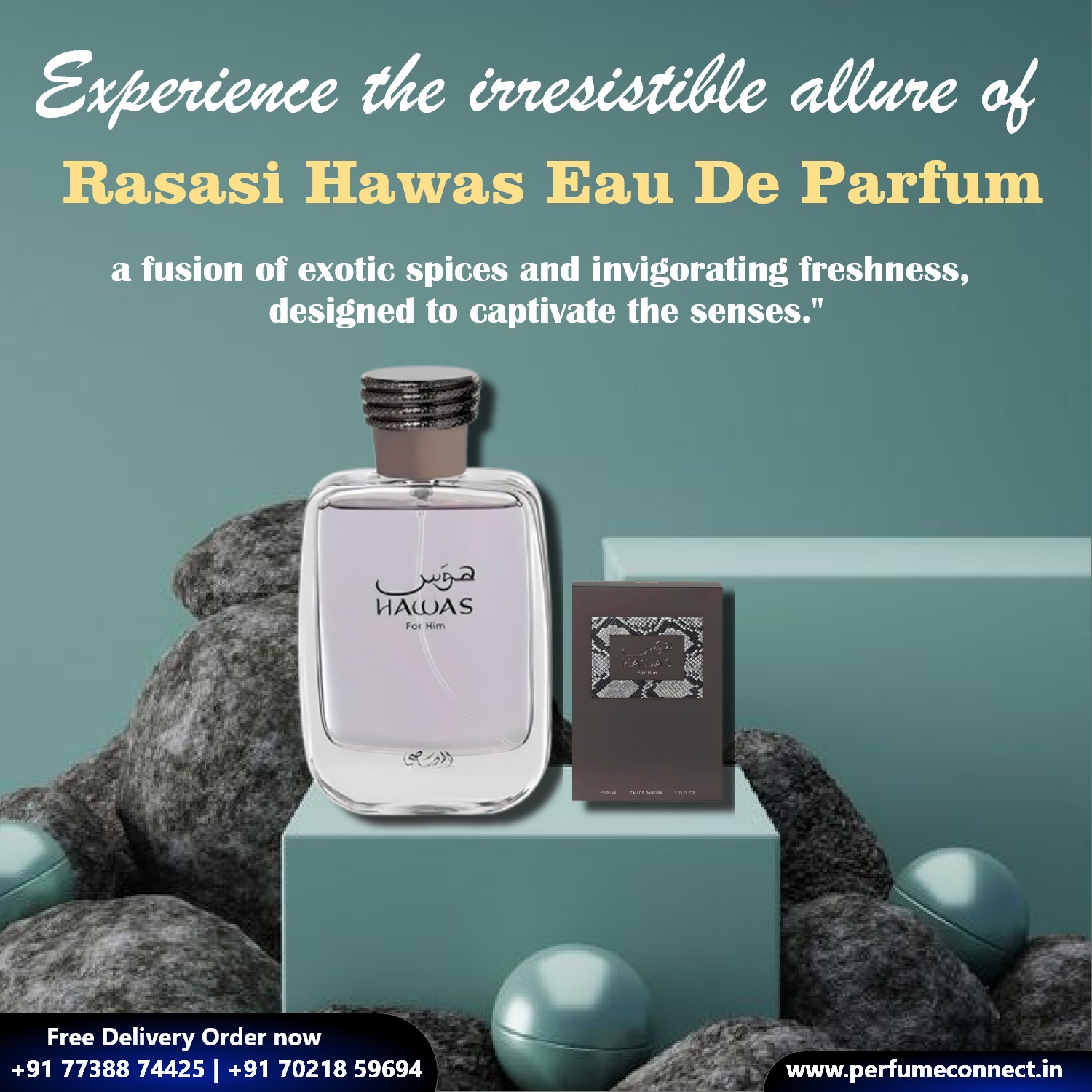 Introducing Rasasi Hawas Eau De Parfum: Unleash the Essence of Luxury