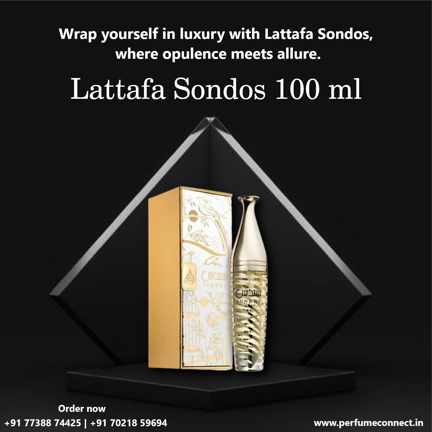 Wrap yourself in luxury with Lattafa Sondos