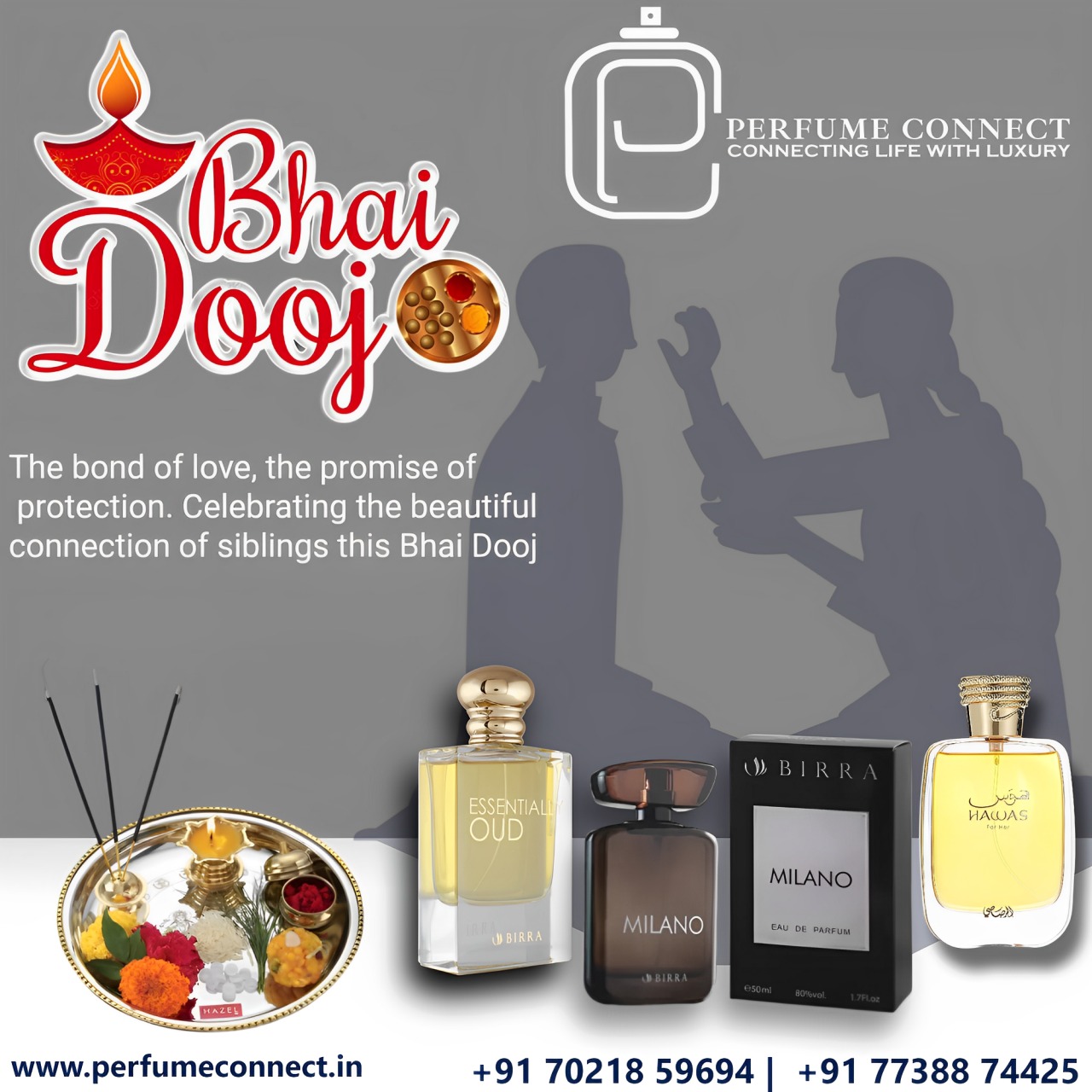 Celebrate the Bond of Bhai Dooj with Perfume Connect