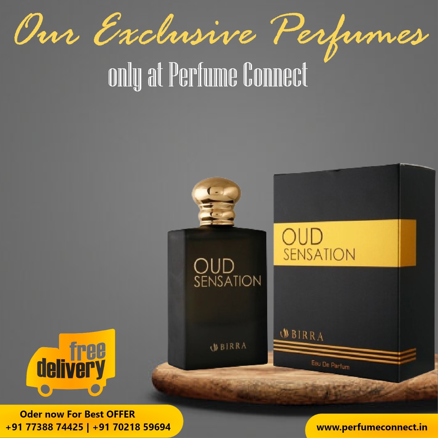 Indulge in luxury with our exclusive perfumes - only at Perfume Connect!