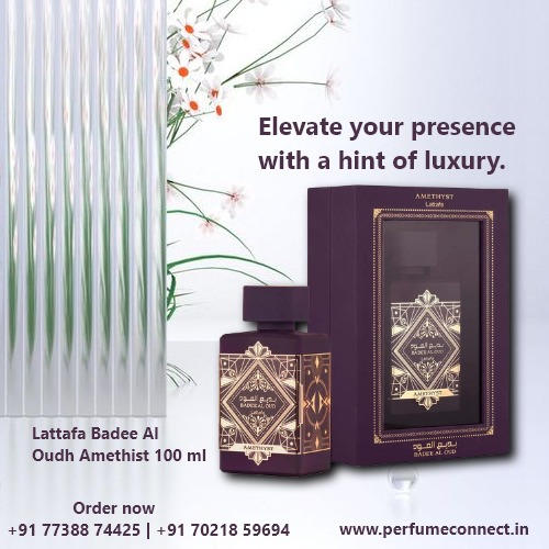 Discover the allure of luxury with Lattafa Badee Al Oudh Amethist 100 ml,