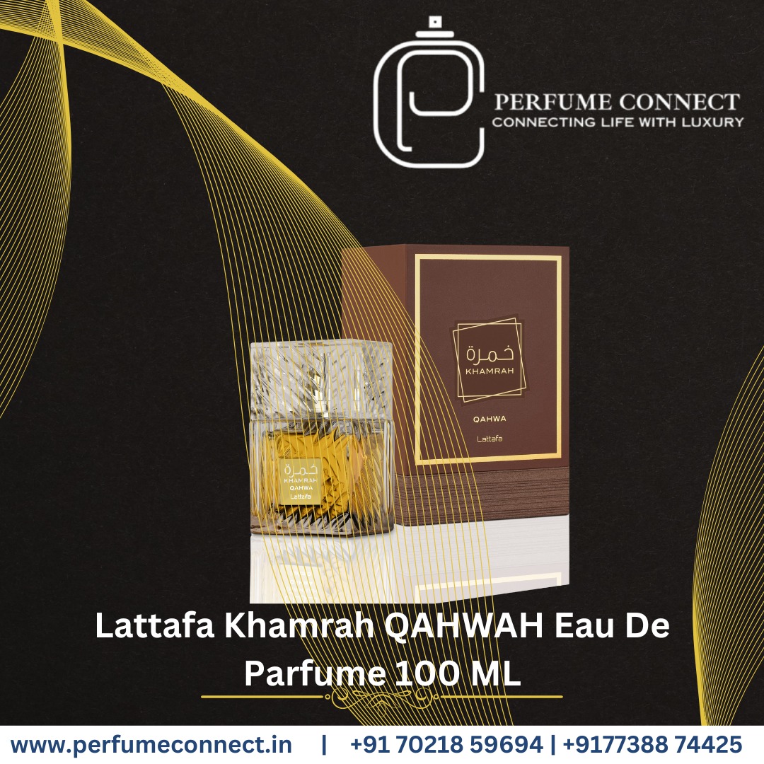 Step into a world of elegance with Lattafa Khamrah QAHWAH Eau De Parfum – a mesmerizing blend of sophistication and warmth. ✨