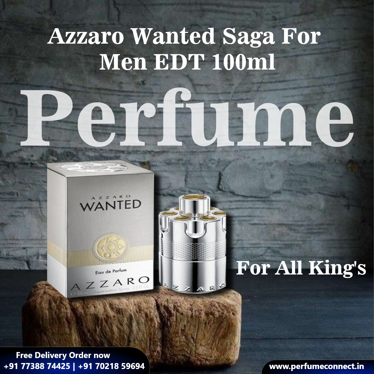 Azzaro Wanted Saga For Men EDT 100ml