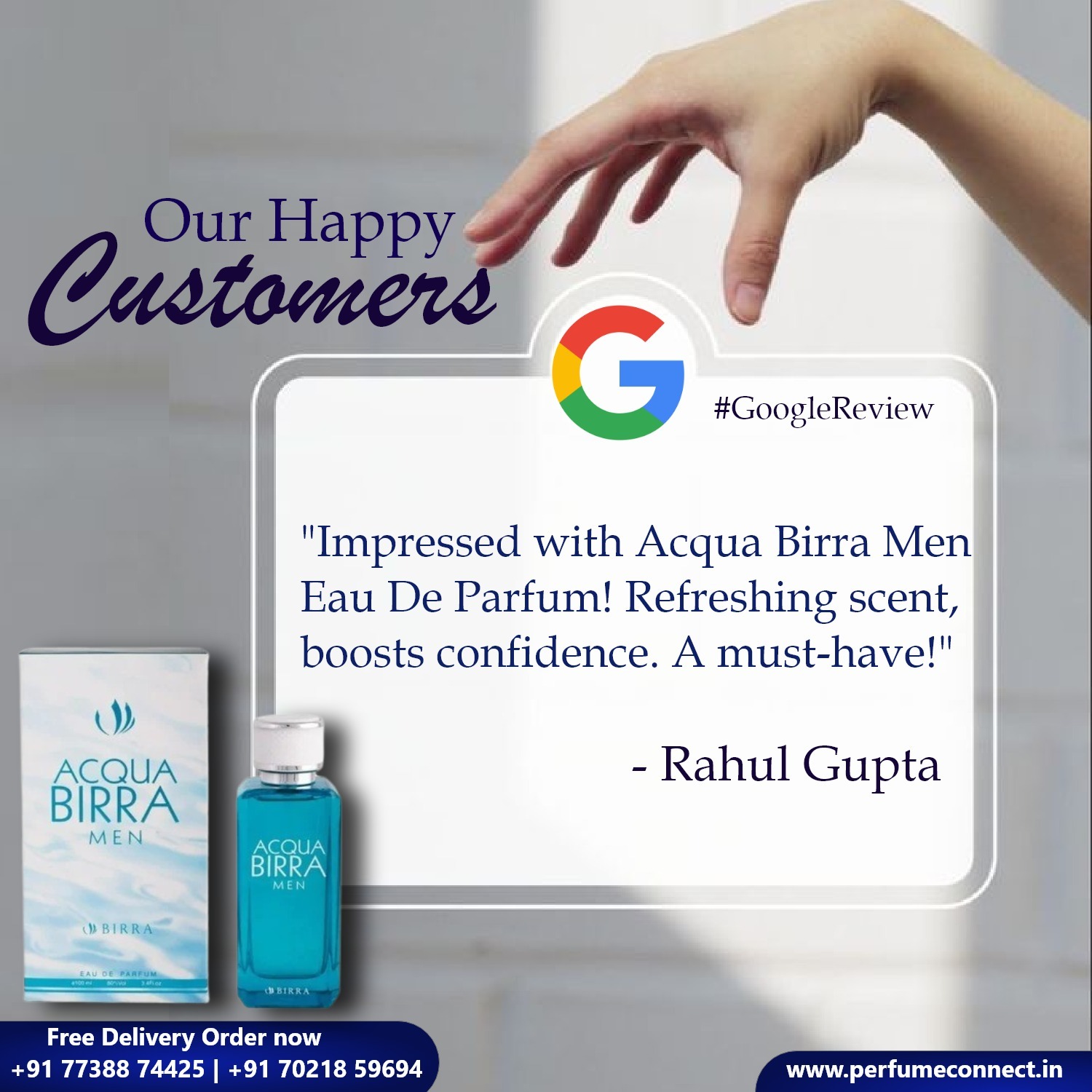 "Discover the invigorating power of Acqua Birra Men Eau De Parfum! Our customers are raving about its refreshing scent that boosts confidence. Don't miss out on this must-have fragrance! Free delivery available.