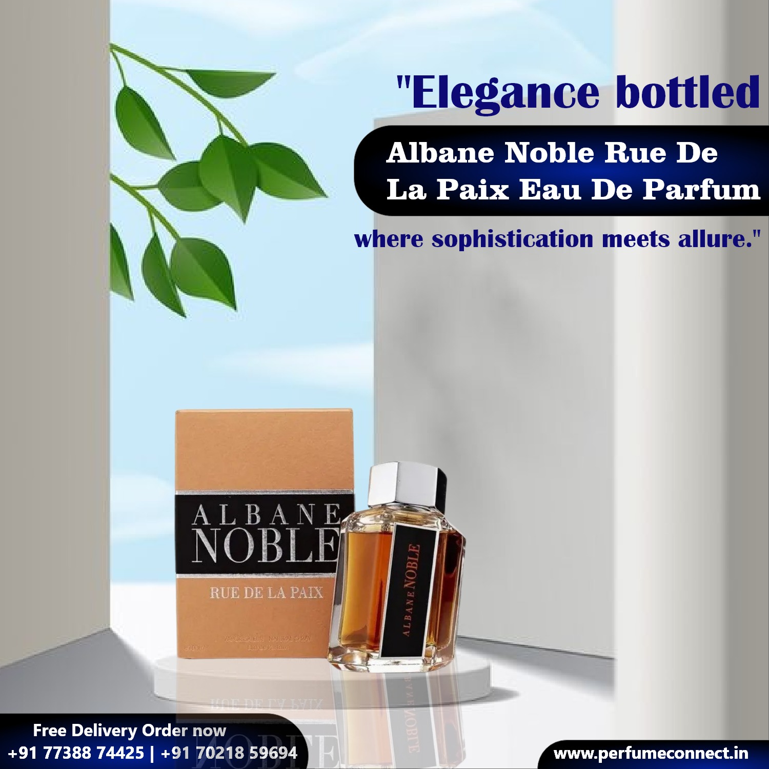 Introducing Albane Noble Rue De La Paix Eau De Parfum Elegance Bottled